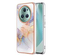 ILING Élégant Coque pour Honor Magic 5 Pro/Magic5 Pro, Etui Antichoc PC Double Couche Antichoc Housse, Mignon Étui Brillant pour Femmes et Fillese (Papillon)