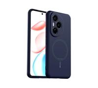 ILING Magnétique Coque pour Honor 400 Pro 5G - Aimants Intégrés, Étui en Silicone Liquide Soyeuse et Douce au Toucher, Fine Anti-Traces Antichoc Housse, Bleu Royal