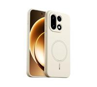 ILING Magnétique Coque pour OnePlus 15 - Aimants Intégrés, Étui en Silicone Liquide Soyeuse et Douce au Toucher, Fine Anti-Traces Antichoc Housse, Jaune