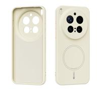 ILING Magnétique Coque pour Vivo X300 Pro 5G - Aimants Intégrés, Étui en Silicone Liquide Soyeuse et Douce au Toucher, Fine Anti-Traces Antichoc Housse, Jaune