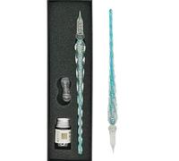 iLink Stylo plume en verre à tremper dans l'encre, pour l'art, l'écriture, les signatures - Décoration et cadeau d'affaires (3 pièces)