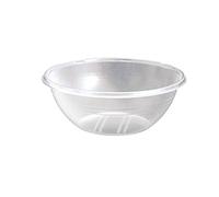 ILIP Lot de 50 Bols Bio, Gobelets Jetables, diamètre 12,5 cm, 300 ML, Bol en PLA Transparent, compostable et biodégradable, pour macédoines.