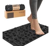 iLivin Masseur Pied, Tapis Massage Pieds Antidérapant, Reflexologie Plantaire, Tapis Anti-Fatigue pour Cuisine, Salles de Bains et Bureau Debout, 30 x 50 cm