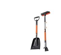 ILJXPOZB Grattoir À Glace Pliable for Voiture, Brosse for Enlever La Glace en Hiver, Pelle, Grattoir À Neige, Pare-Brise, Accessoire De Lavage De Voiture, Grattage Hivernal(5 in 1 Snow Shovel)