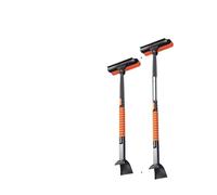 ILJXPOZB Grattoir À Glace Pliable for Voiture, Brosse for Enlever La Glace en Hiver, Pelle, Grattoir À Neige, Pare-Brise, Accessoire De Lavage De Voiture, Grattage Hivernal(3 in 1 Snow Shovel)