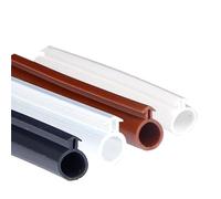 ILJXPOZB Joint D'étanchéité For Porte Et Fenêtre En Acier Plastique, Forme De O, Caoutchouc, Coupe-froid, Fente For Carte, Bulbe Creux, Cannelure Tubulaire(Black S Size,10M_O)
