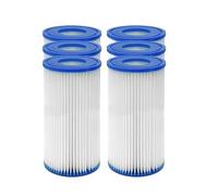 ILJXPOZB Robotic Pool Cleaner Filter Cartridge Cartouche Filtrante De Type A, Compatible avec La Piscine Intex 29002, for Filtre À Cartouche, Aspirateur, Pompe, Auvent Swimming Pool(6 Pcs)