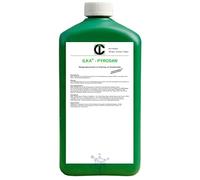 ILKA® - Pyrosane nettoyeur de cheminée | 1 litre | Nettoyage des dommages causés par le feu et la suie, contre la nicotine et la suie | également pour les vitres de cheminée et de four | biodégradable