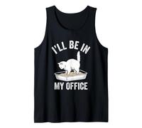 I'll Be in My Office - Adorable Chat avec Inscription « I'll Be in My Office » Débardeur