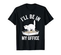 I'll Be in My Office - Adorable Chat avec Inscription « I'll Be in My Office » T-Shirt