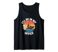 Ill Be in My Office Funny Jet Ski Sarcastique Débardeur