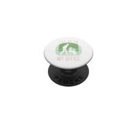 I'll Be in My Office Serre de Jardin rétro PopSockets PopGrip Adhésif