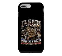 I'll Be in The Backyard Cigar and Bourbon Lovers Bootleg Coque pour iPhone 7 Plus/8 Plus