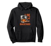 I'LL BE IN THE BACKYARD Whiskey Cigar Sweat à Capuche