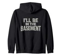 I'll Be in The Basement Amusant Fête des Pères Classique Vieilli Sweat à Capuche