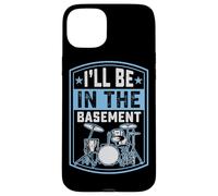 I'll Be in The Basement Drummer Drummer Coque pour iPhone 15 Plus