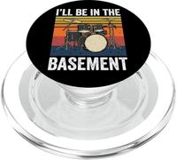 I'll Be in The Basement Tambour PopSockets PopGrip pour MagSafe