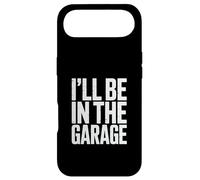 I'll Be in The Garage Mechanic Dad Humour Coque pour iPhone Air