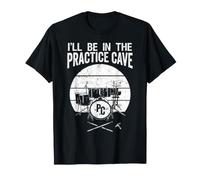 I'll Be in The Practice Cave Kit Batterie Vintage Vieilli T-Shirt