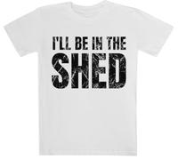 Ill Be in The Shed Funny Dad Joke T-Shirt Blanc À Manches Courtes Kids Tee