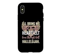 I'll Bring My Hard Fought Heartfelt Hallelujah Coque pour iPhone X/XS