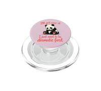 I'll Get Over It Need to Be Dramatic First - Cute Sad Panda PopSockets PopGrip pour MagSafe