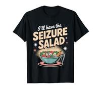 I'll Have The Seizure Salad Epilepsy Puns Awareness - T-Shirt Graphique avec Valeur