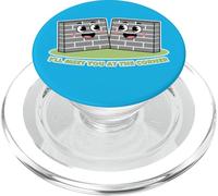 I'll Meet You at The Corner Cartoon Walls Funny Dad Blague PopSockets PopGrip pour MagSafe