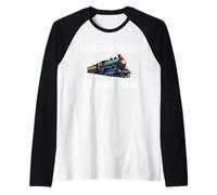 I'll Never Be Too Old to Play with Trains Funny Holiday Manche Raglan
