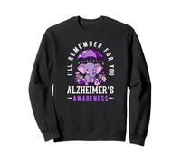 I'll Remember for You Elephant Alzheimer Support Sweatshirt