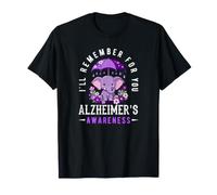 I'll Remember for You Elephant Alzheimer Support T-Shirt