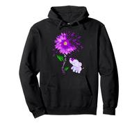 I'll Remember for You Purple Elephant Alzheimer's Awareness Sweat à Capuche