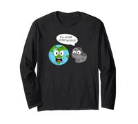 I'll Rock Your World Astéroïde Terre Univers Cosmos Comic Manche Longue
