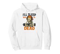 I'll Sleep When I'm Dead - Halloween Squelette Gaming Gamer Sweat à Capuche