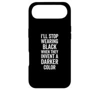 I'll Stop Wear Black When They Invent A Darker Color Emo Coque pour iPhone Air
