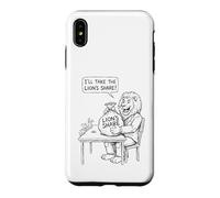 I'll Take The Lion's Share Idiom Kids and Teachers Idioms Coque pour iPhone XS Max