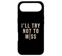 I'll Try Not Miss Cool Body Piercing Professionnel Coque pour iPhone Air