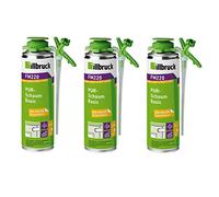 illbruck FM220 Lot de 3 boîtes de mousse de montage 500 ml pour remplir les joints de fenêtre et de porte, isolation et isolation