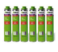 illbruck FM220 Lot de 6 tubes de mousse de montage PUR 1K pour le remplissage, l'isolation et l'isolation des joints de raccordement des fenêtres et du remplissage des joints de raccordement des