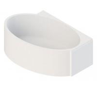 Illbruck Support de baignoire Poresta pour baignoire ovale Bette Pool I 6053, 161x102cm, droite, 17053307