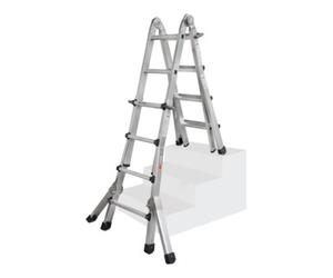 Iller Leiter ILLER-LEITER Échelle télescopique Levelmaster 4x5 échelons + support 64215 Quantité:1