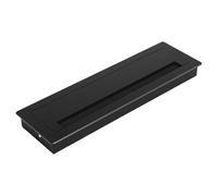 Œillet de bureau multifonction en métal avec brosse, passe-câble, œillets de gestion de câbles, multiples pour espaces de travail organisés, accessoire de bureau d'ordinateur