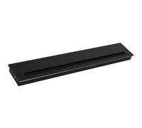 Œillet de bureau multifonction en métal avec brosse, passe-câble, œillets de gestion de câbles, multiples pour espaces de travail organisés, accessoire de bureau d'ordinateur