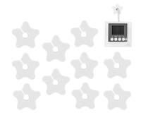 Œillet mural - Passage de câble mural extérieur en silicone, solution de gestion en forme d'étoile pour centre de divertissement, bureau, home cinéma