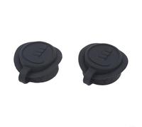 Œilleton en silicone pour microscope stéréo, cache anti-poussière compatible avec l'oculaire WF10X25, protection de lentille anti-rayures en ABS pour laboratoire et atelier, noir