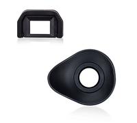 Œilleton JJC pour Canon EOS 600D/200D/800D/750D/77D/100D, lot 2 | Remplace EF-2|Caoutchouc souple|Bloque lumière & poussière|Rotation 360°|Protège chocs