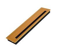Œillets de bureau noirs polyvalents avec brosse en aluminium pour trous de câbles épais pour espaces de travail organisés, œillets d'installation facile