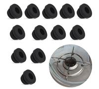 Œillets de cuisinière, 12 pièces, œillets de cuisinière en caoutchouc pour cuisinières de camping-car, compatibles avec les tiges Smev et Thetford de 5 mm