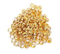 œillets en Laiton de 6 Mm pour Noyaux de PerlesVêtements, Toile de Cuir.(Or) Garment Accessories Rivet Tools