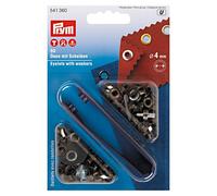 ¿Illets Et Rondelles Laiton 4 Mm 50 Pcs Laiton Antique + Outil De Pose